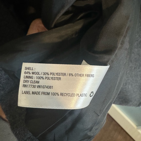 A New Day Pea Coat - Gray - Large - Picture 6 of 6